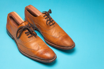 Mens Tan Dress Shoe