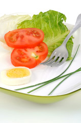 Assiette diététique