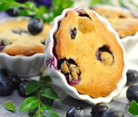 Heidelbeeren, Dessert