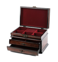 Box for jewelry isolated on white