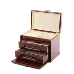 Box for jewelry isolated on white background