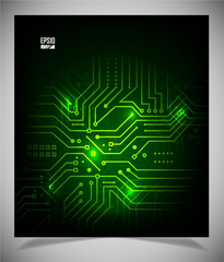 Smooth colorful abstract techno background