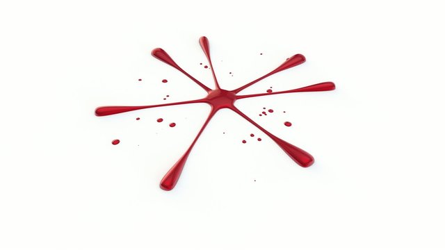 red splash
