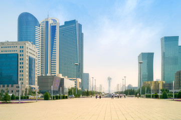 Fototapeta na wymiar Astana. Miejski krajobraz