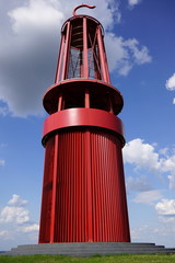 Das Geleucht (Grubenlampe) a.d.Halde Rheinpreussen in Moers