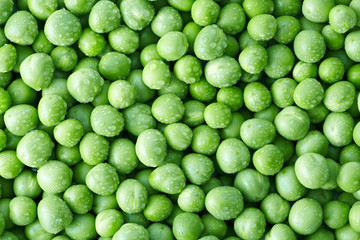 green peas background