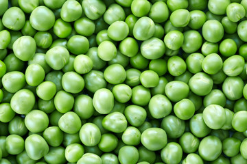 green peas background