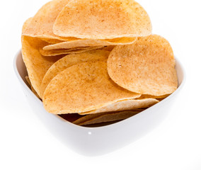 Heap of Chips in a bowl