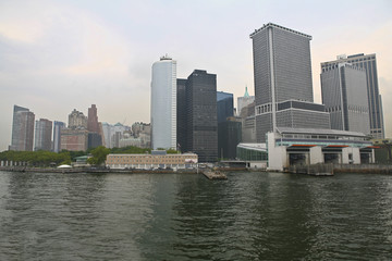 Fototapeta premium The terminal as seen from New York Harbor