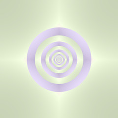 Lilac Rings on Pale Green