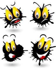 emoticon mascot splash 