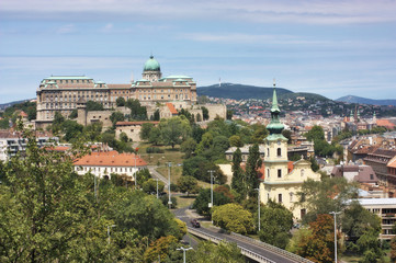 Fototapeta premium National gallery Budapest city Hungary
