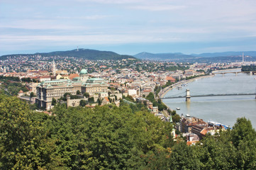 Fototapeta na wymiar View of a nationa gallery Budapest