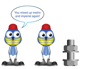 mixing up metric and imperial sizes