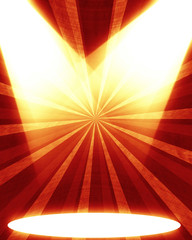 Naklejka premium Stage lights