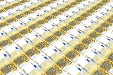 Obraz premium 200 Euro Banknoten