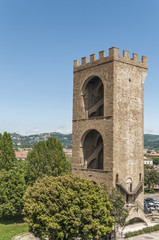 Fototapeta na wymiar Torre San Niccolo w Florencja, Włochy