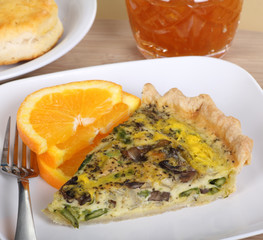 Mushroom Quiche