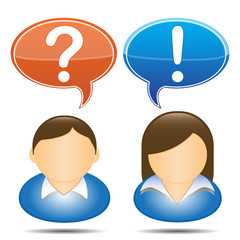 QUESTION ANSWER MAN  WOMAN