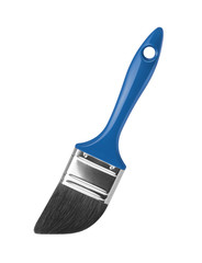 Paint brush on a white background