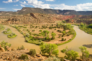Fototapeta na wymiar Rio Chama, New Mexico