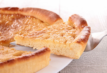 dessert, sugar pie