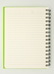 open notebook