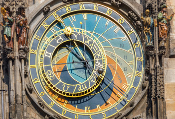 Astronomical clock on Town hall, Prague