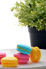 Colorful macarons