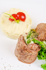 Grilled meat rolls