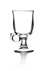 Empty tea glass
