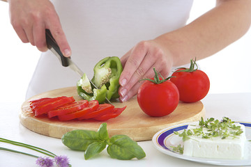 Salade Italienne - Préparation