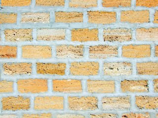 yellow bricks wall
