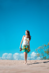 Beauty woman on the beach