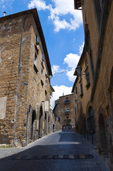 Alleyway. Orvieto. Umbria. Italy.