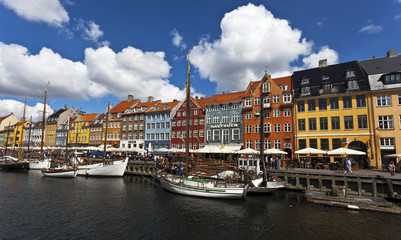 Fototapeta na wymiar COPENHAGEN. Nyhavn CANAL.
