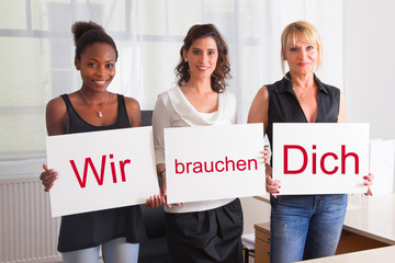 Wir brauchen Dich