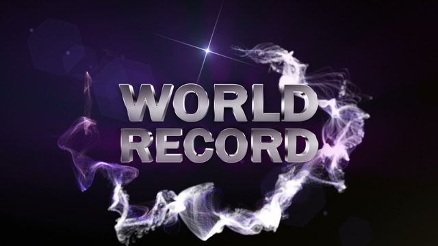 WORLD RECORD Text in Particle (Double Version) - HD1080