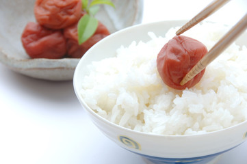 梅干しごはん