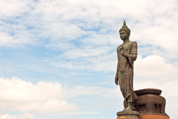 standing buddha in thailand