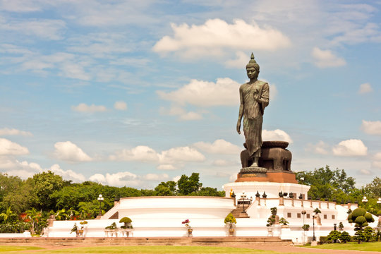 standing buddha in thailand