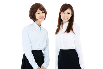 Beautiful young business women. Portrait of asian.