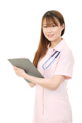 Young asian female nurse