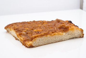 sfincione, traditional sicilian pizza