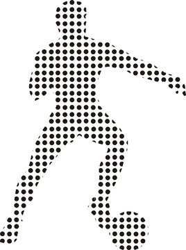 pictogramme footballeur