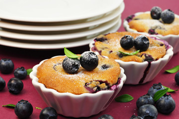 Muffins mit Heidelbeeren