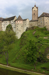 Fototapeta na wymiar the castle Loket,Czech republic