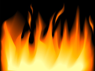 Fire flames
