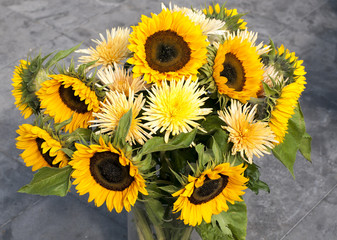 Obraz premium sunflowers bouquet