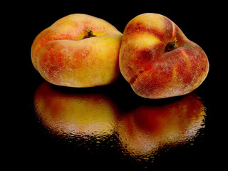 Exotic flat peach